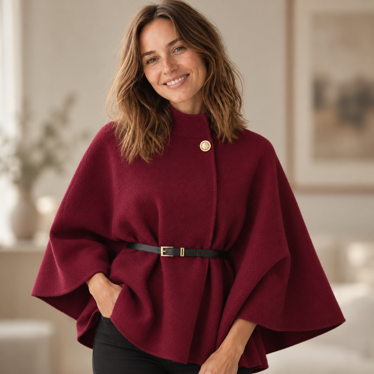 Manteau cape Capucine