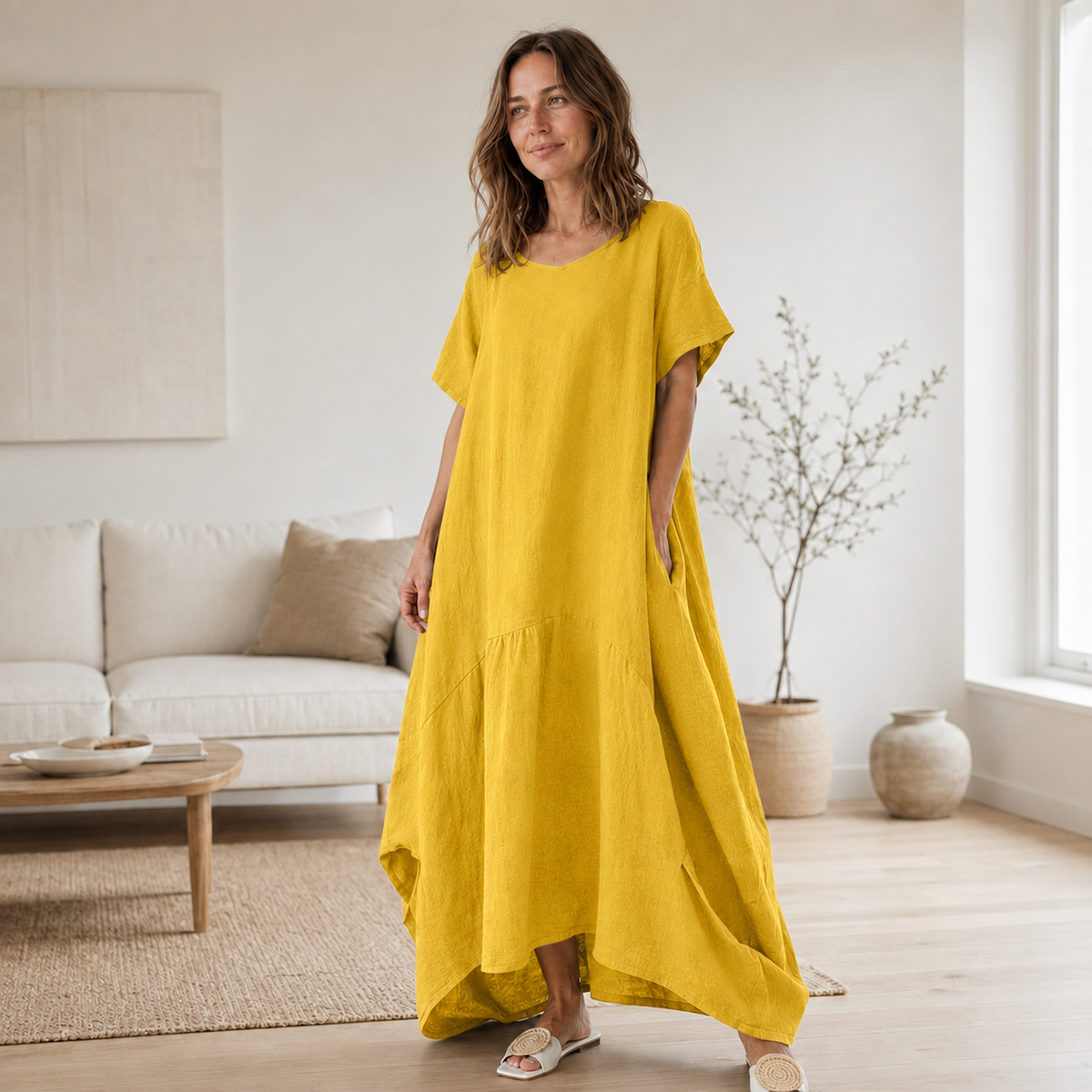 Robe longue oversize Liv – Décontractée & longue