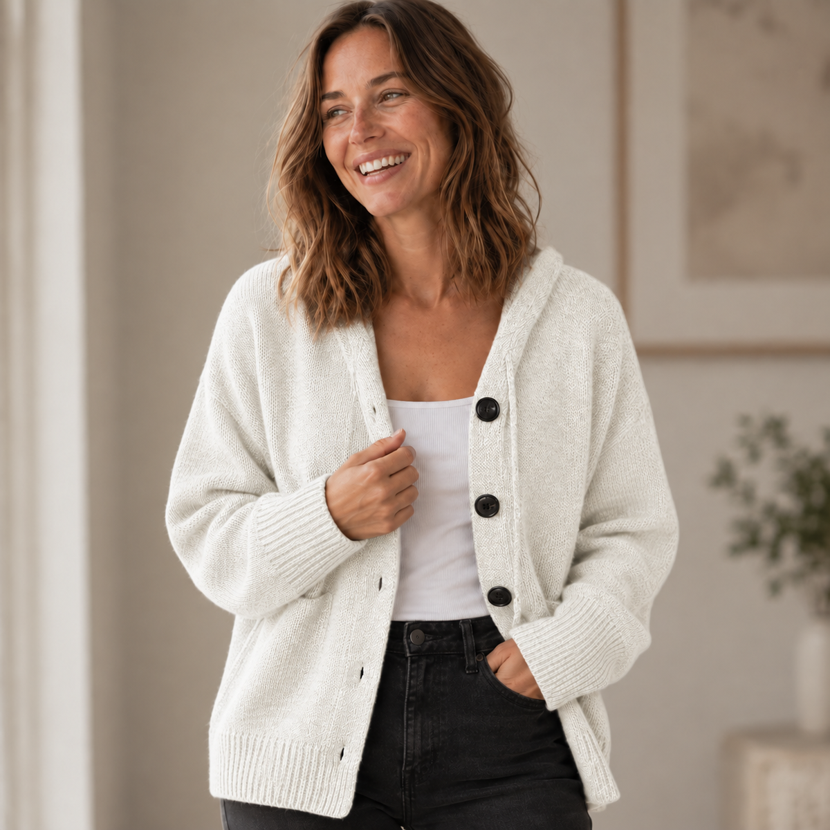 Gilet en maille Solène