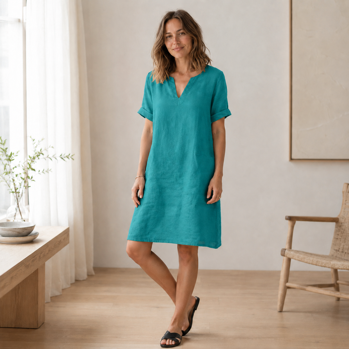 Robe d'été Nora – Aérienne et légère, esprit lin