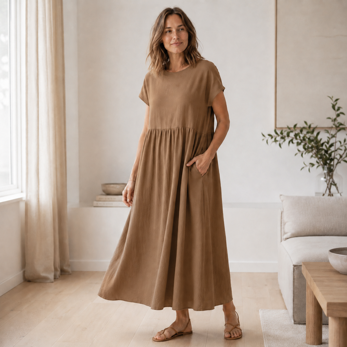 Robe d'été Annika – A-ligne ample avec poches