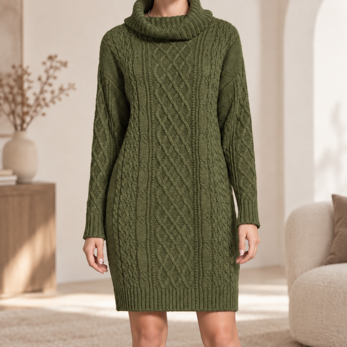 Robe en maille Romane
