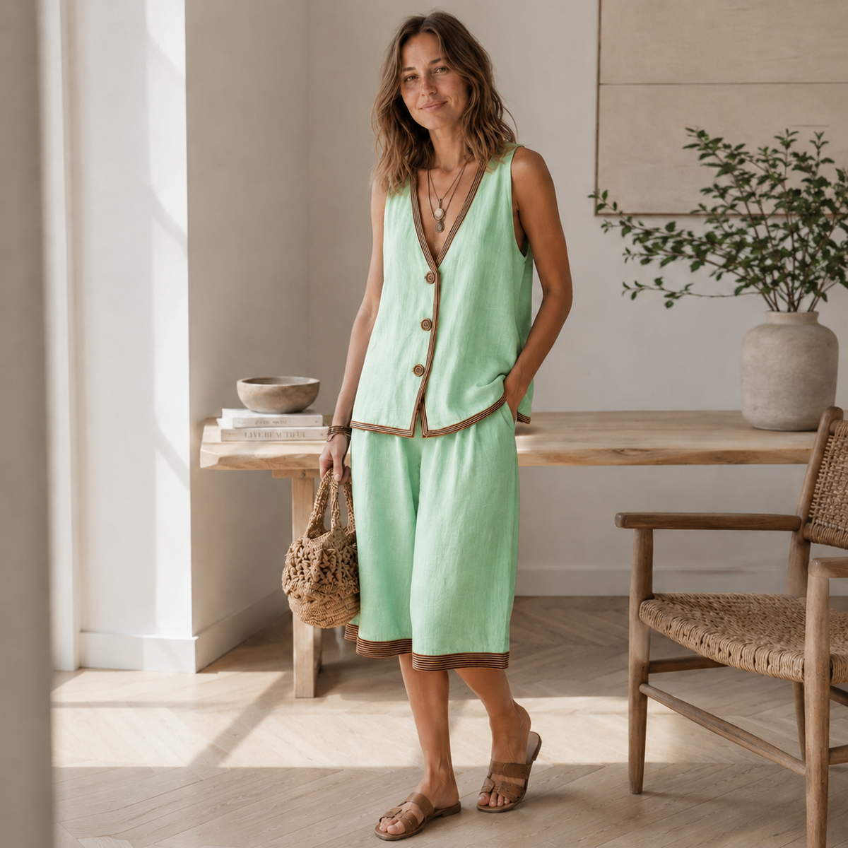 Ensemble Loungewear Ronja – Débardeur & Short ample