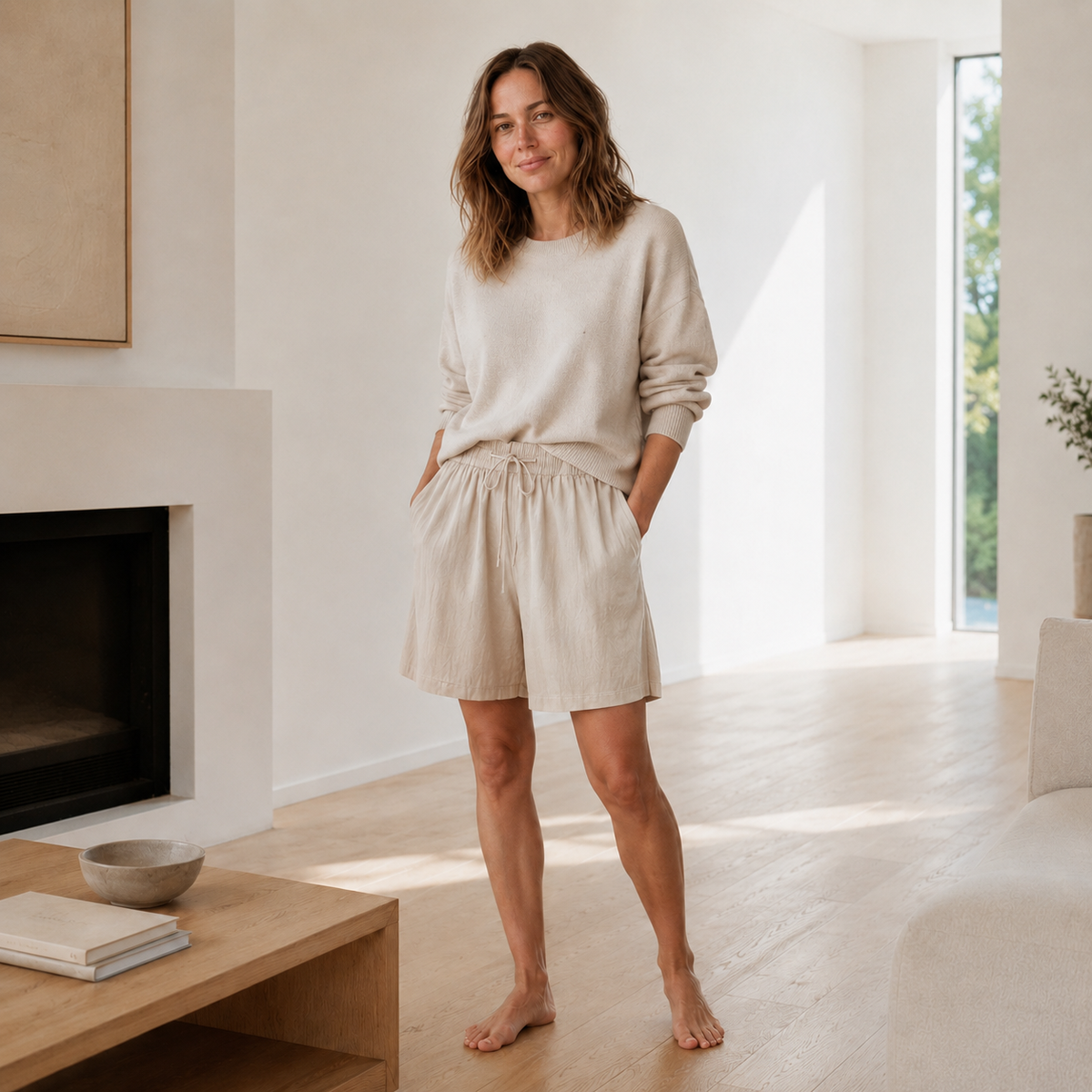 Bermuda Lola – Ample avec ceinture haute