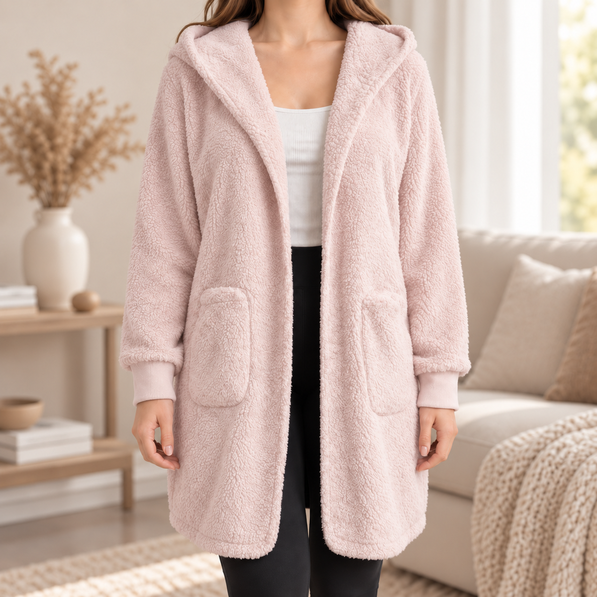 Gilet à capuche Isaure