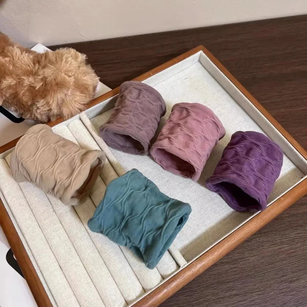 Set de chouchous en velours Merle – Maintien tout en douceur, sans marque