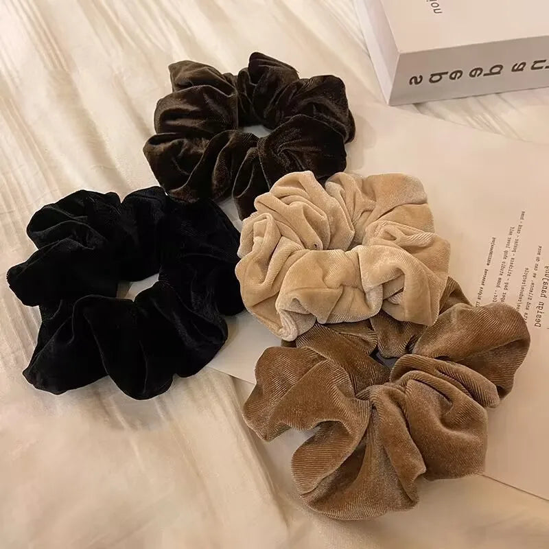Chouchous en velours Mette – Lot de 4, doux & élégants