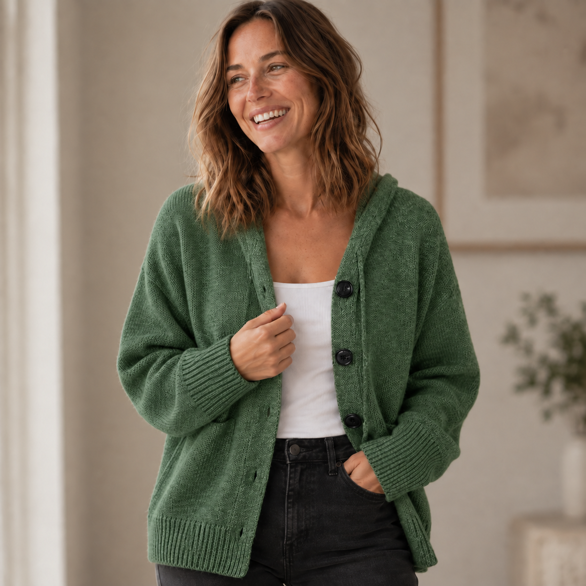 Gilet en maille Solène