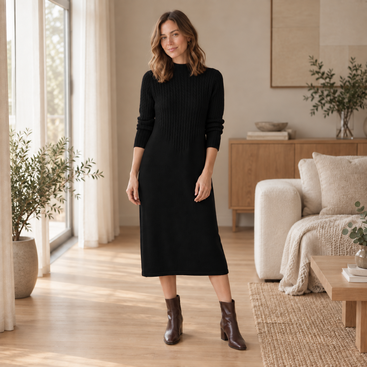 Robe en maille Sidonie