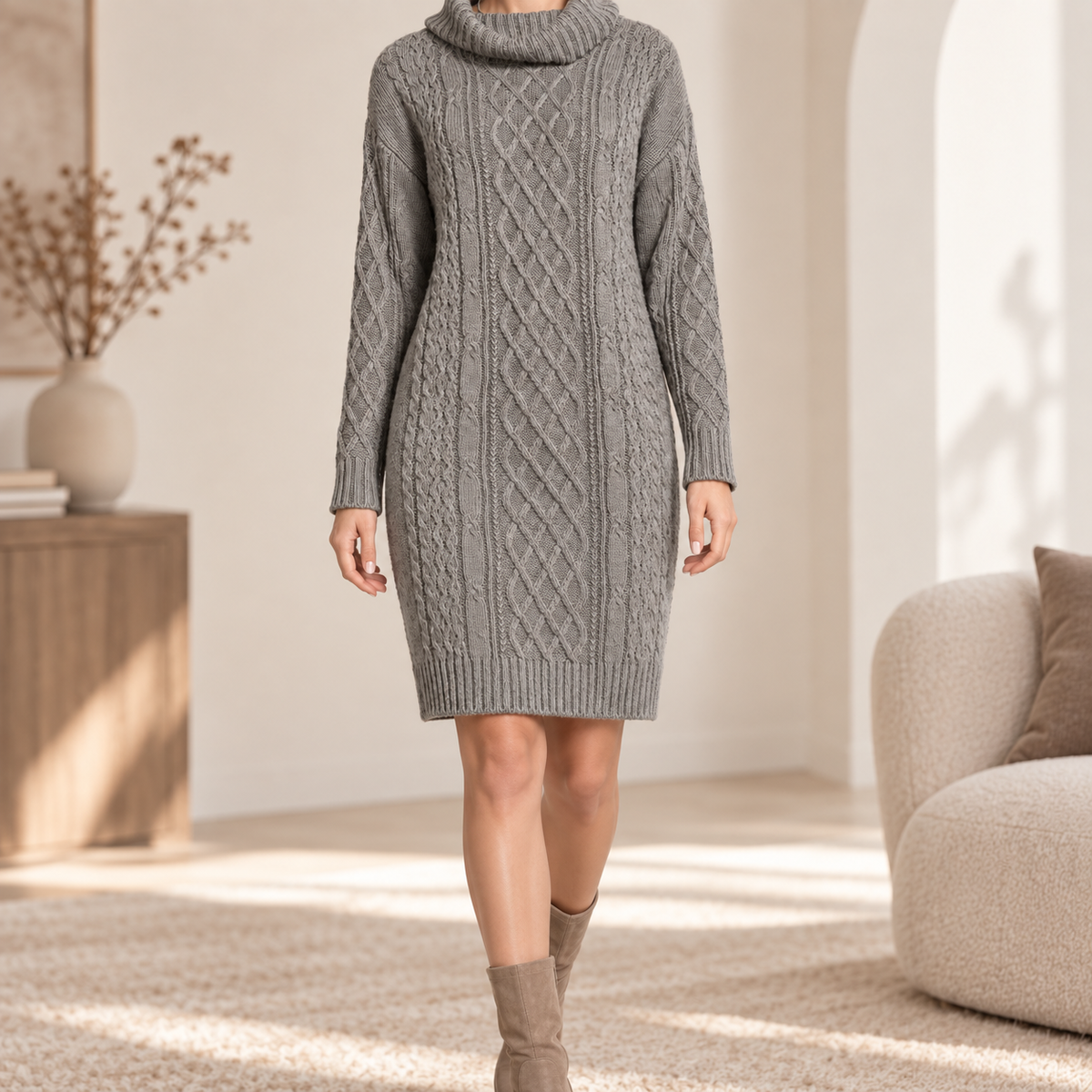 Robe en maille Romane