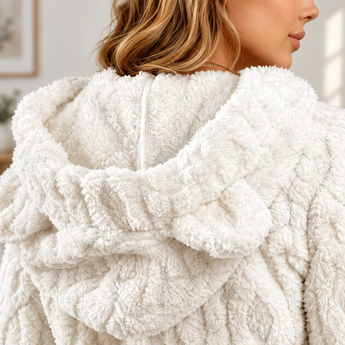 Combinaison Polaire Léna – Capuche Zippée et Douceur Cocooning