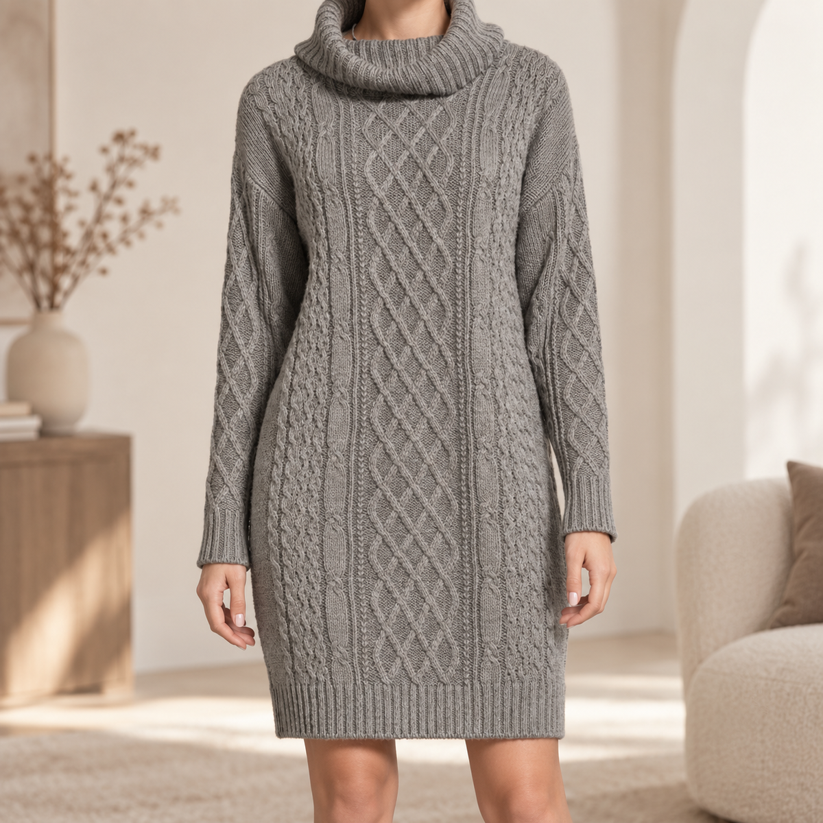 Robe en maille Romane