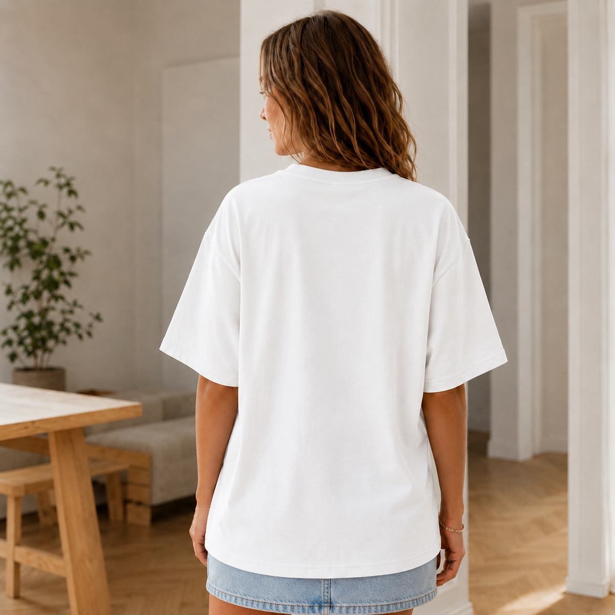 T-shirt oversize Sina – Coton pur, coupe ample