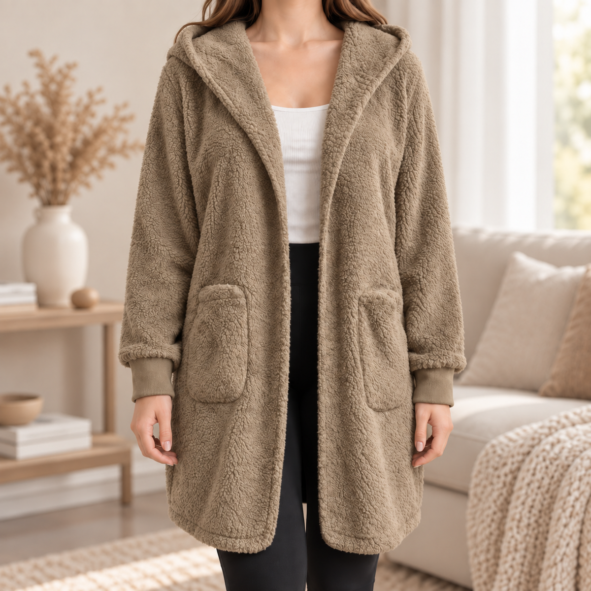Gilet à capuche Isaure