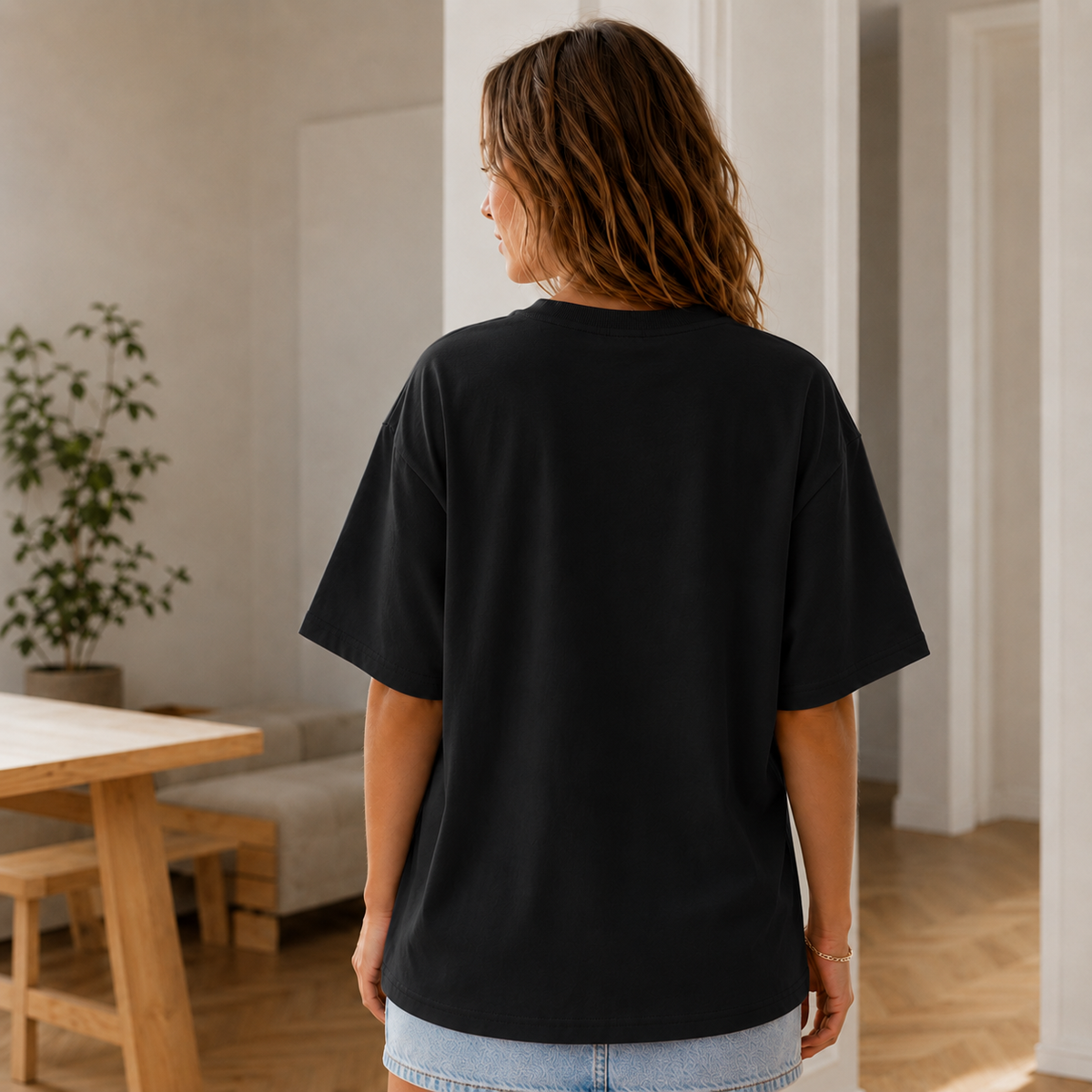 T-shirt oversize Sina – Coton pur, coupe ample