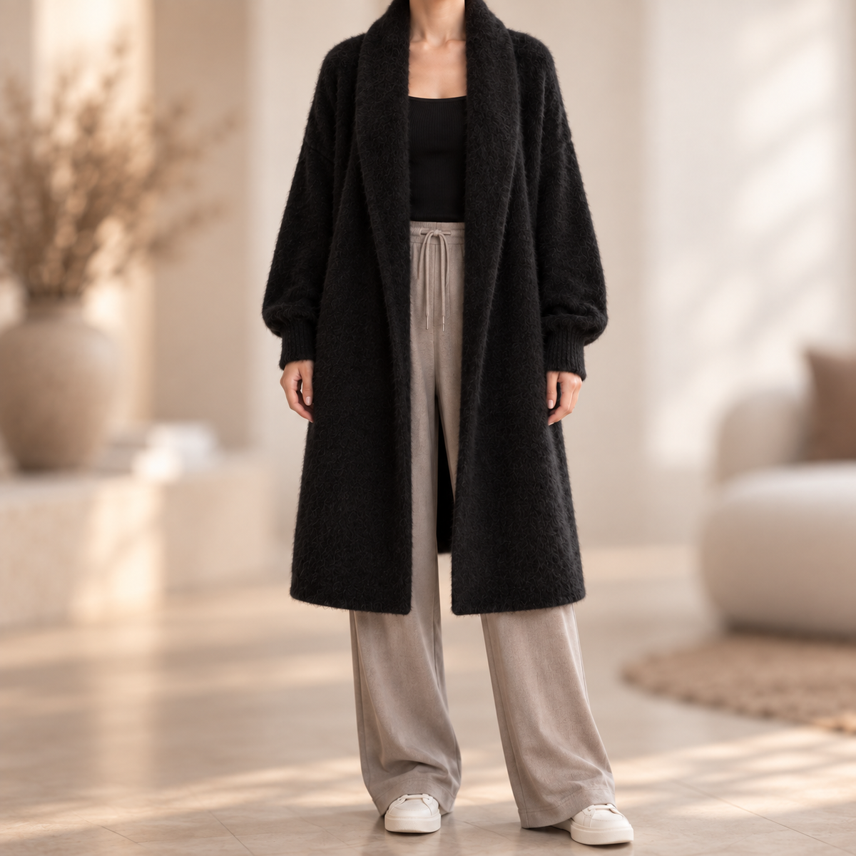 Manteau en maille Flore