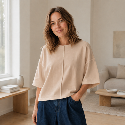 T-shirt boxy Maren – Décontracté oversize & doux