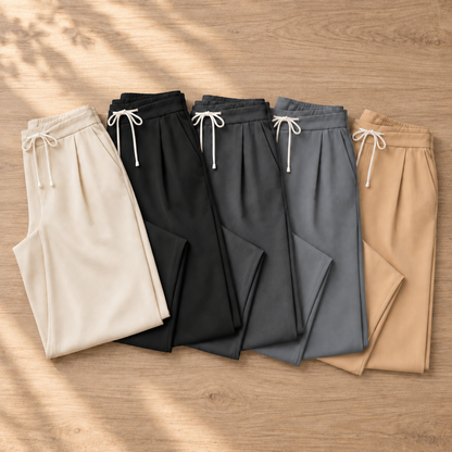 Pantalon large taille haute Célestine