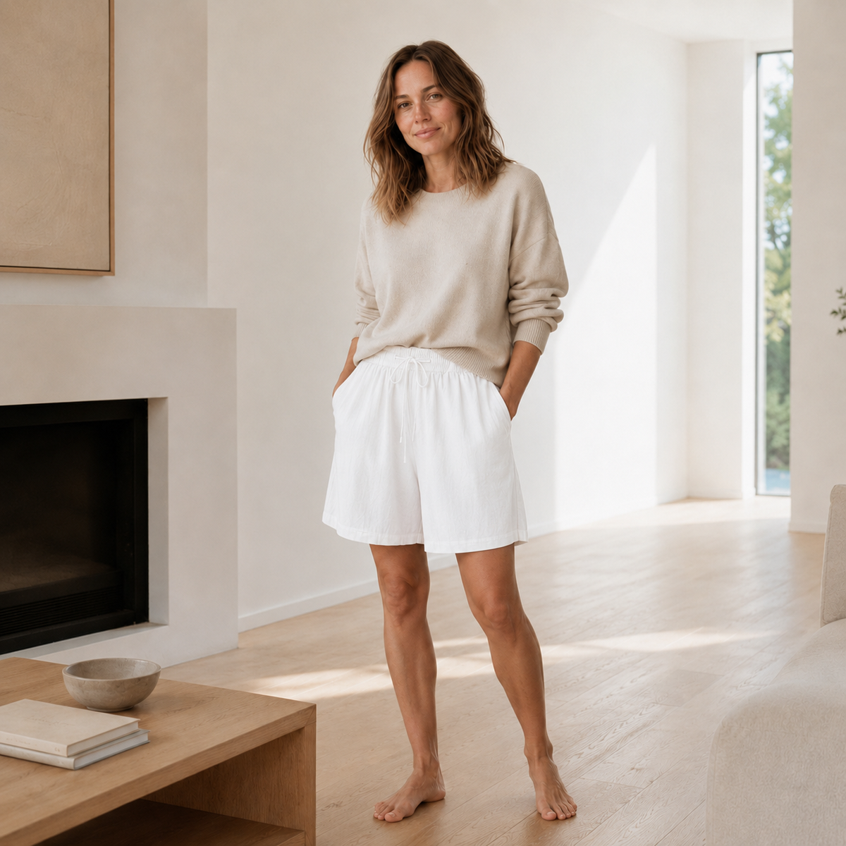Bermuda Lola – Ample avec ceinture haute