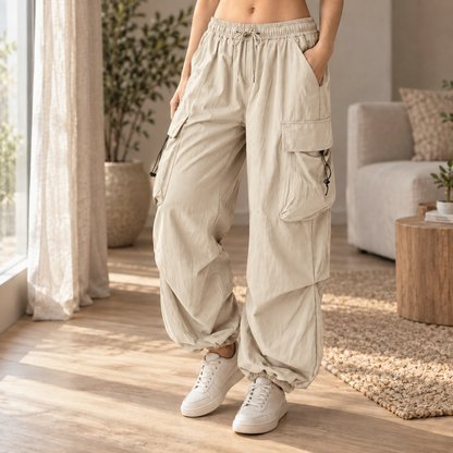 Jogging cargo Blanche