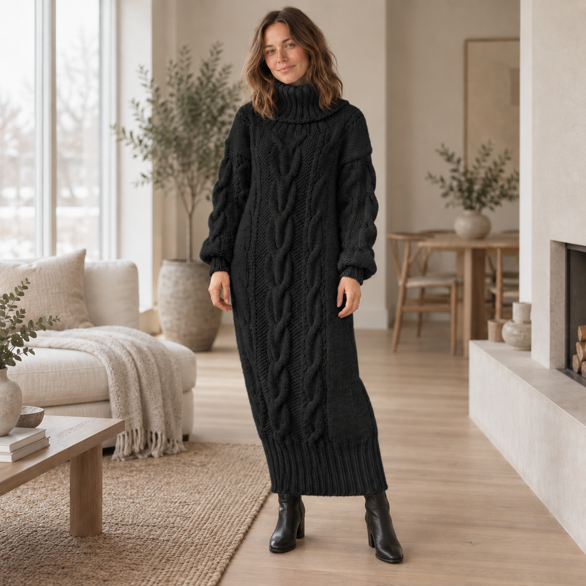 Robe torsadée Ségolène