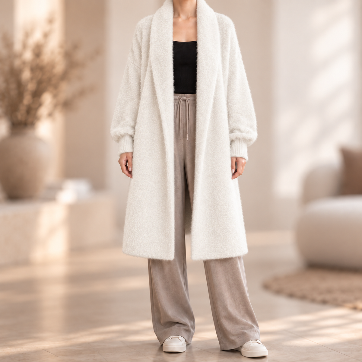 Manteau en maille Flore