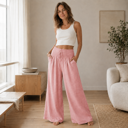 Pantalon palazzo Leni – Ample & aérien