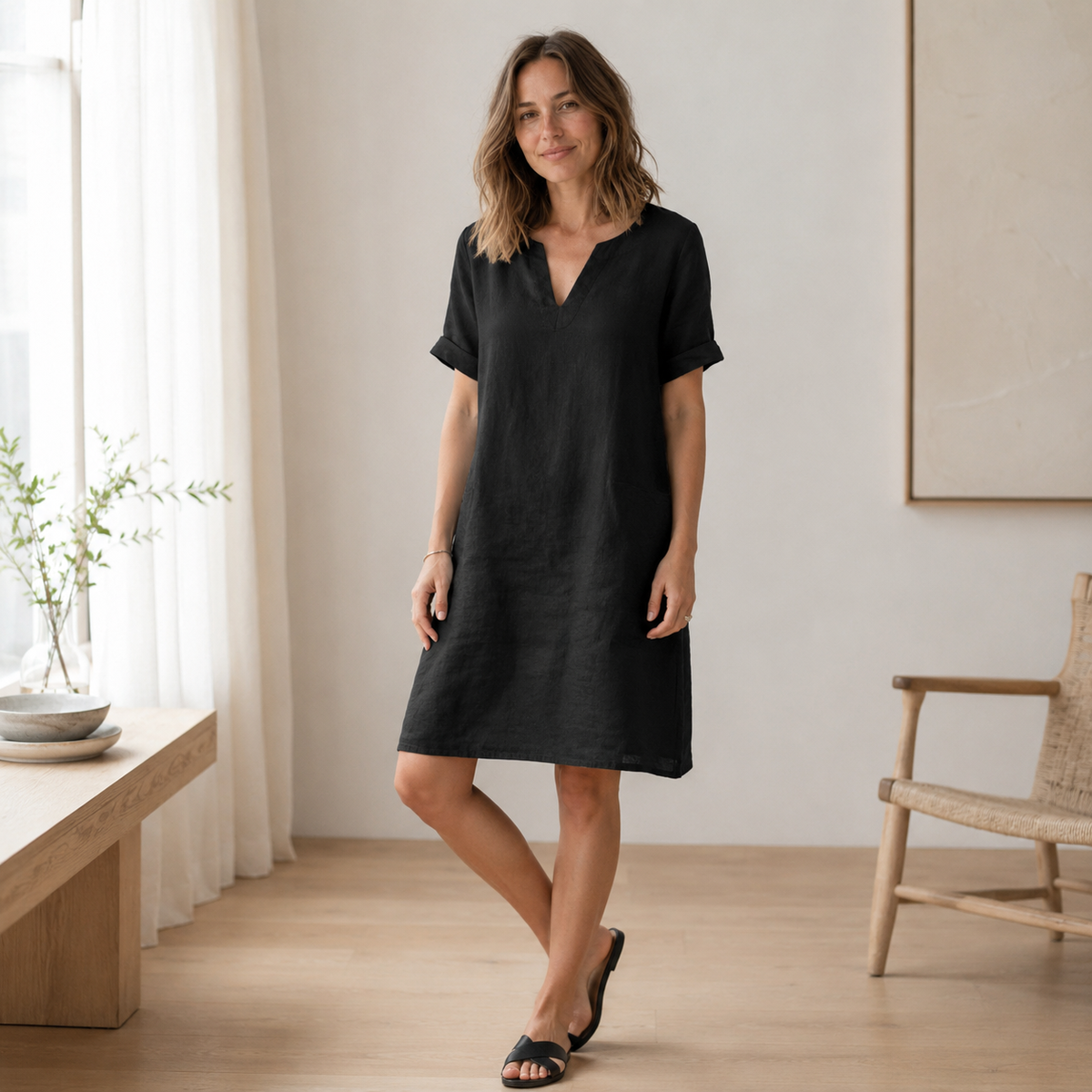Robe d'été Nora – Aérienne et légère, esprit lin