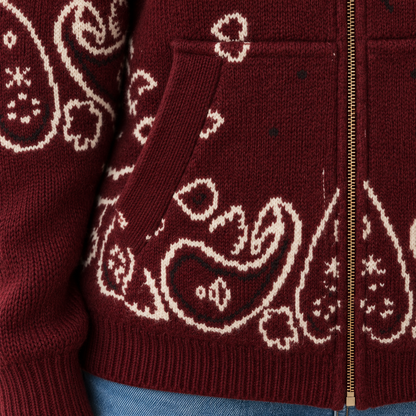 Cardigan Maë – Col Montant et Fermeture Zippée