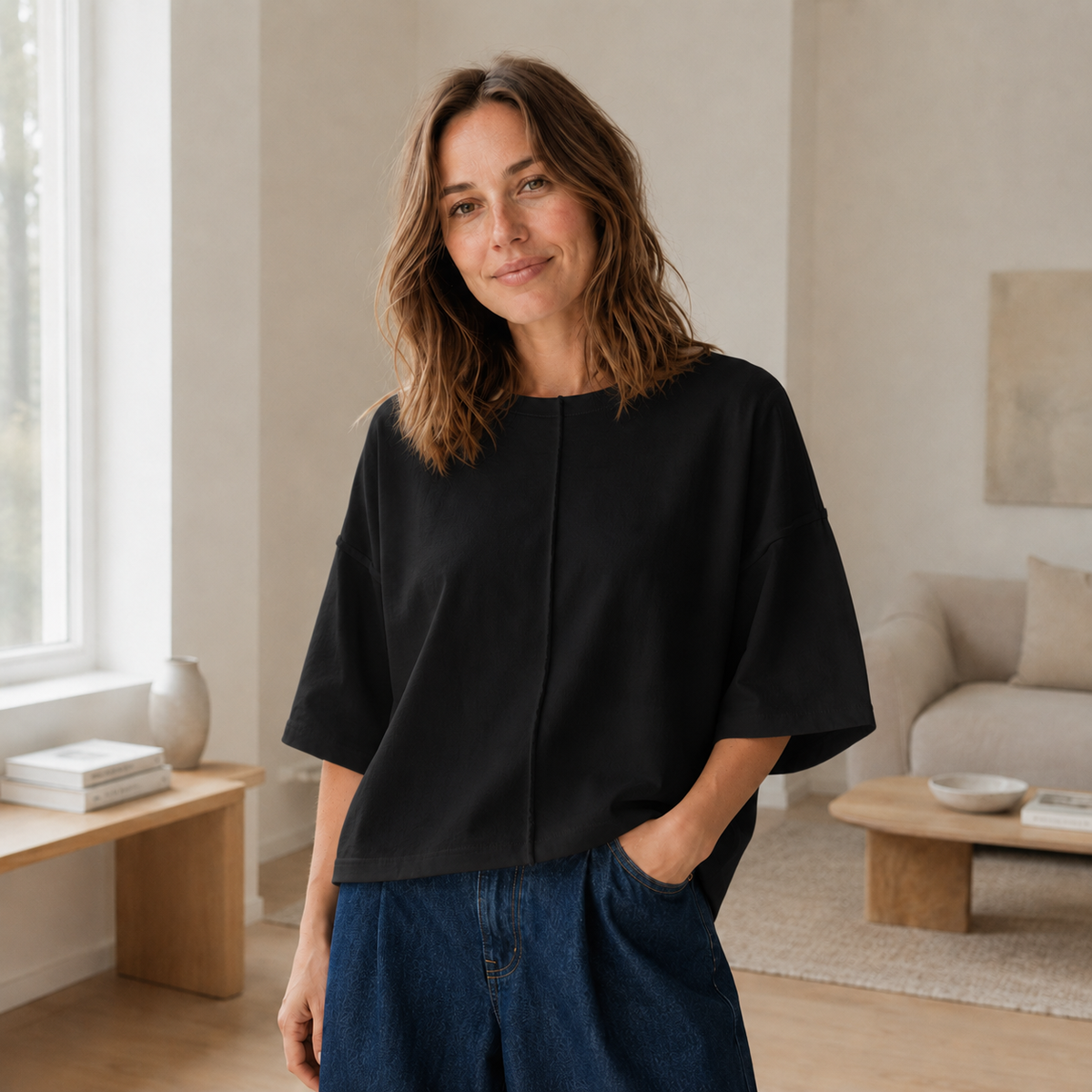 T-shirt boxy Maren – Décontracté oversize & doux