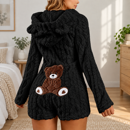 Combinaison Polaire Léna – Capuche Zippée et Douceur Cocooning