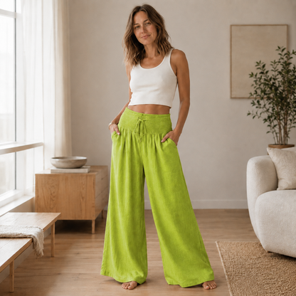 Pantalon palazzo Leni – Ample & aérien