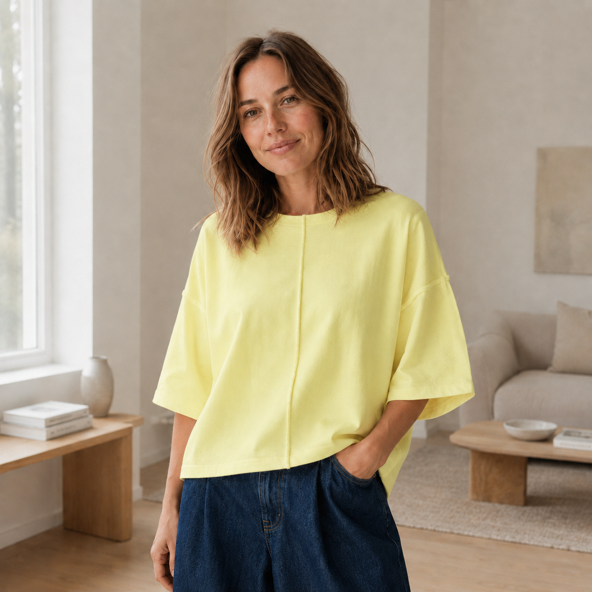 T-shirt boxy Maren – Décontracté oversize & doux