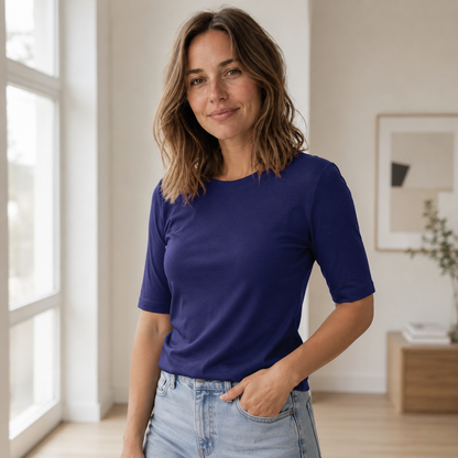T-shirt basique Edda – Ajusté & doux