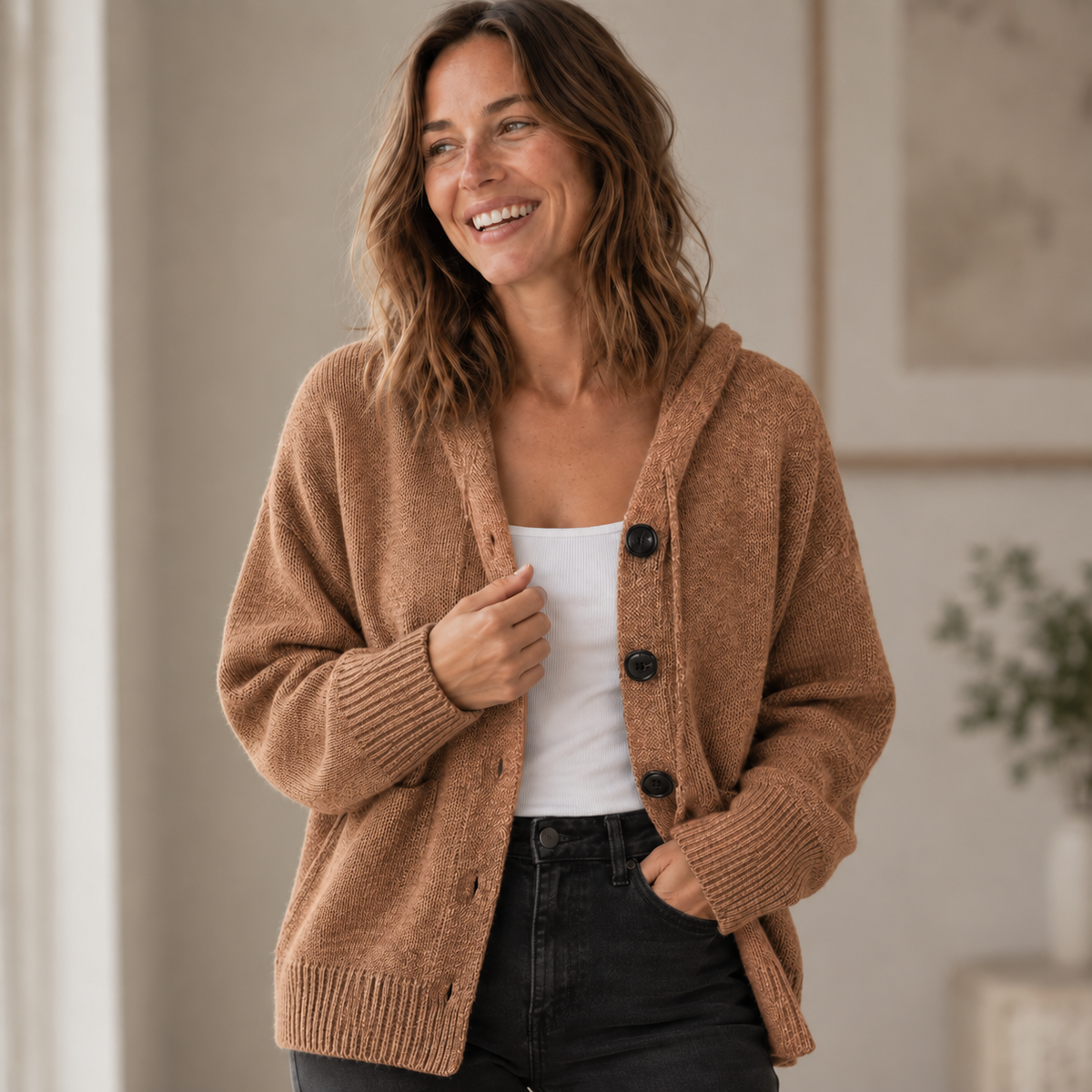 Gilet en maille Solène