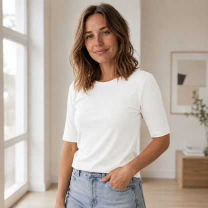 T-shirt basique Edda – Ajusté & doux
