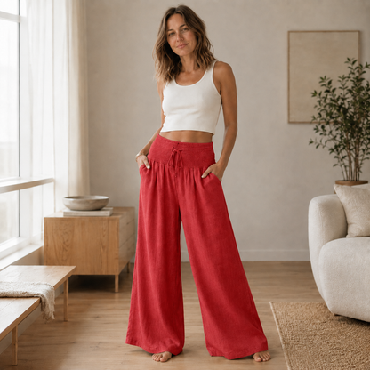 Pantalon palazzo Leni – Ample & aérien