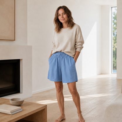 Bermuda Lola – Ample avec ceinture haute