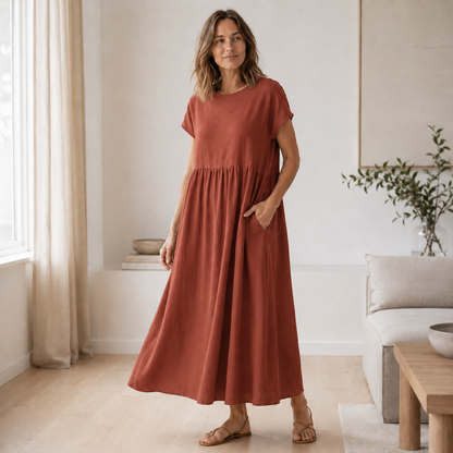 Robe d'été Annika – A-ligne ample avec poches