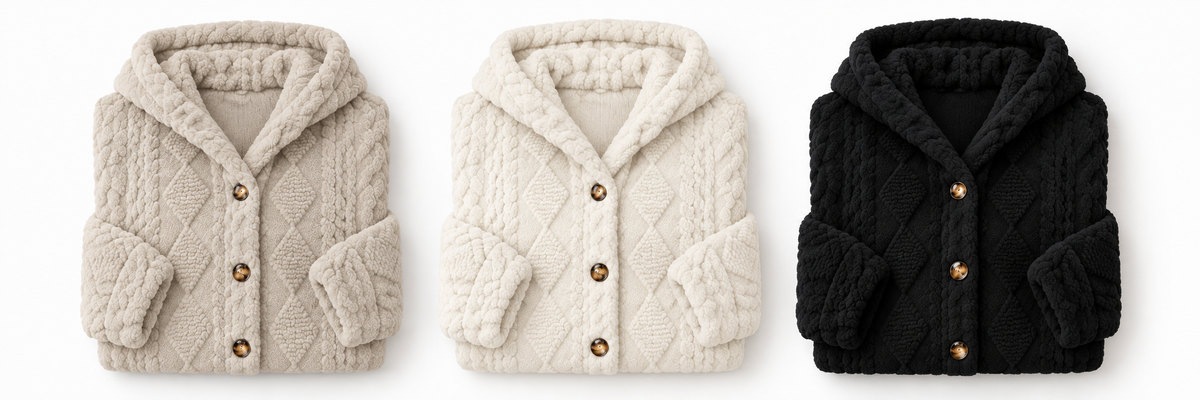 Manteau fausse fourrure Rose