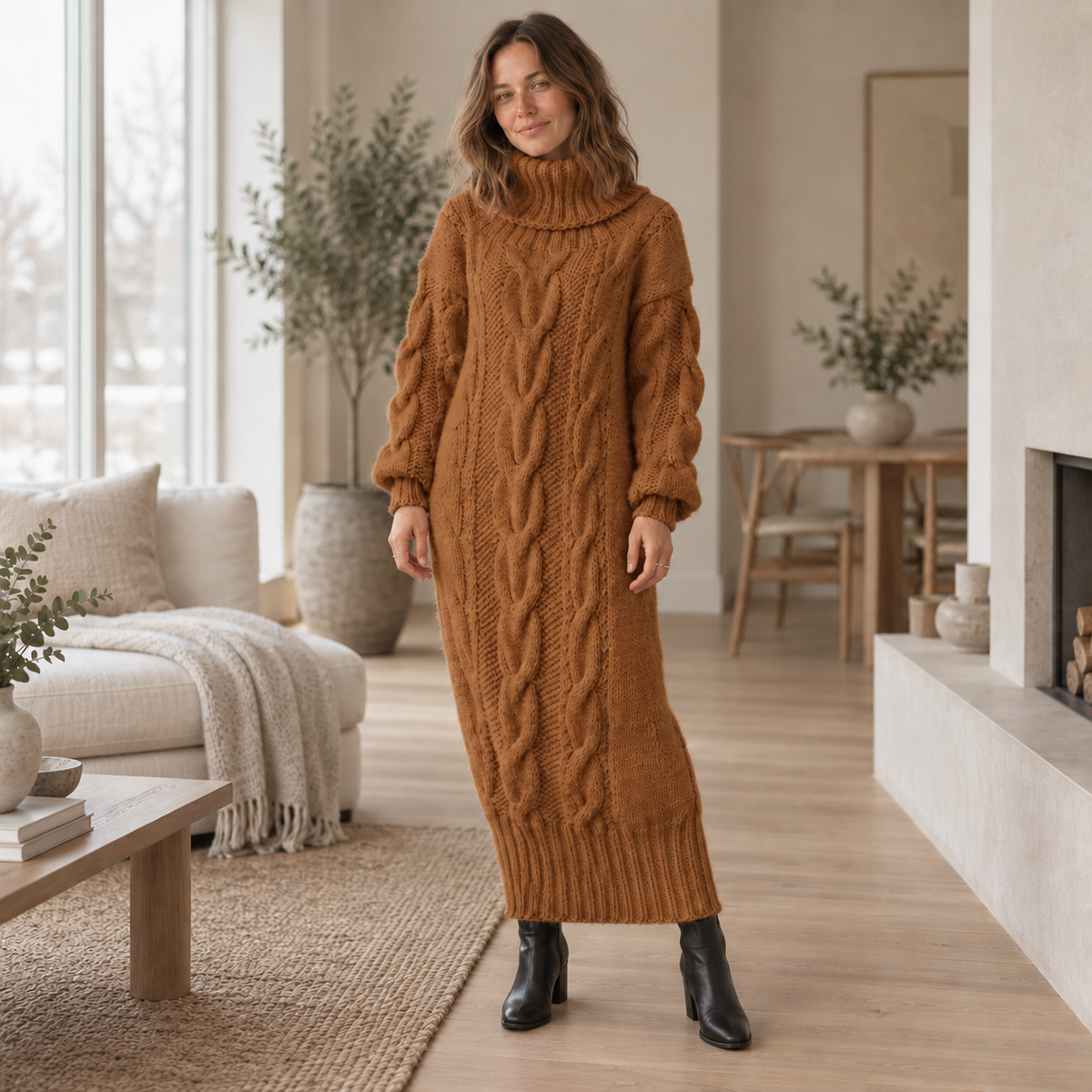 Robe torsadée Ségolène