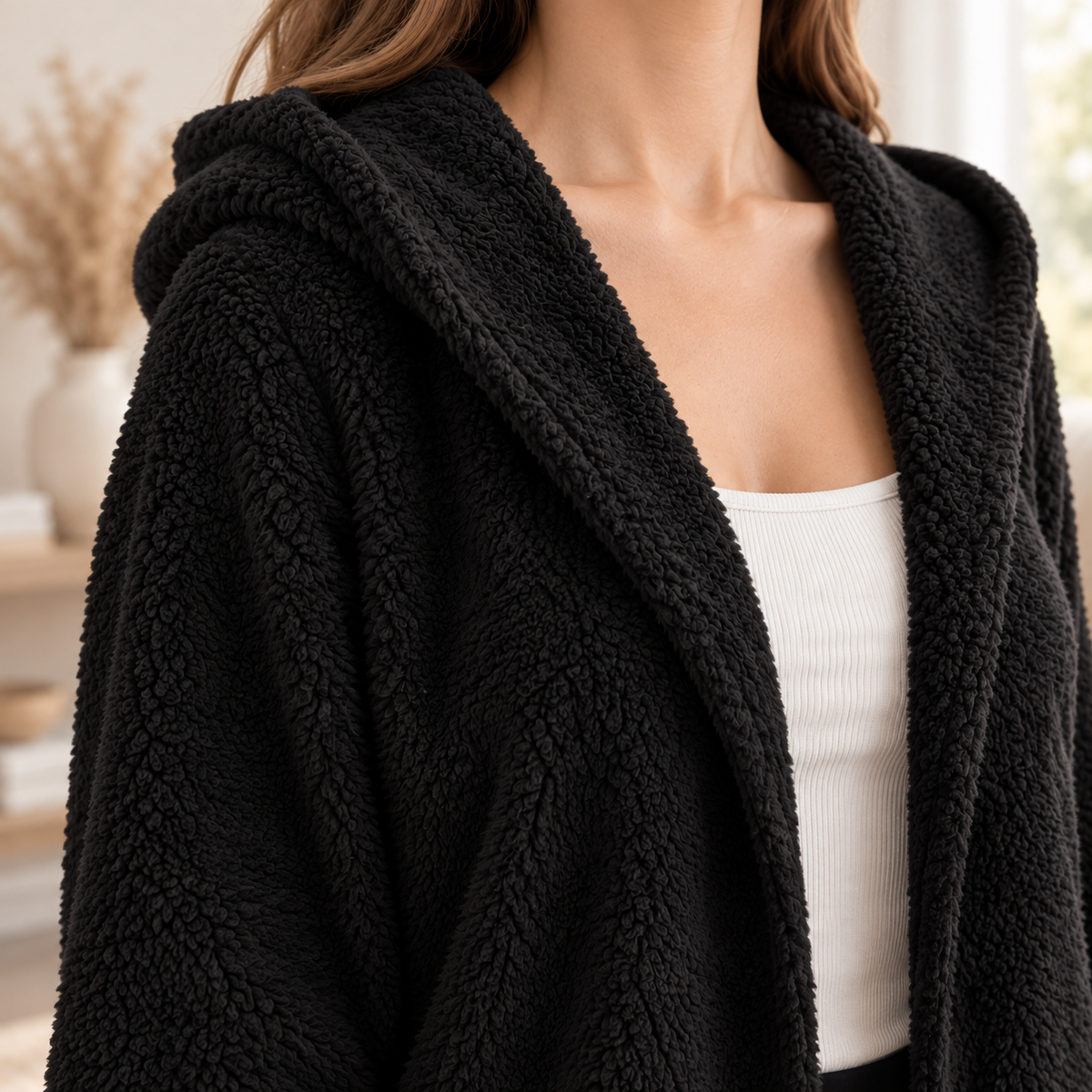 Gilet à capuche Isaure