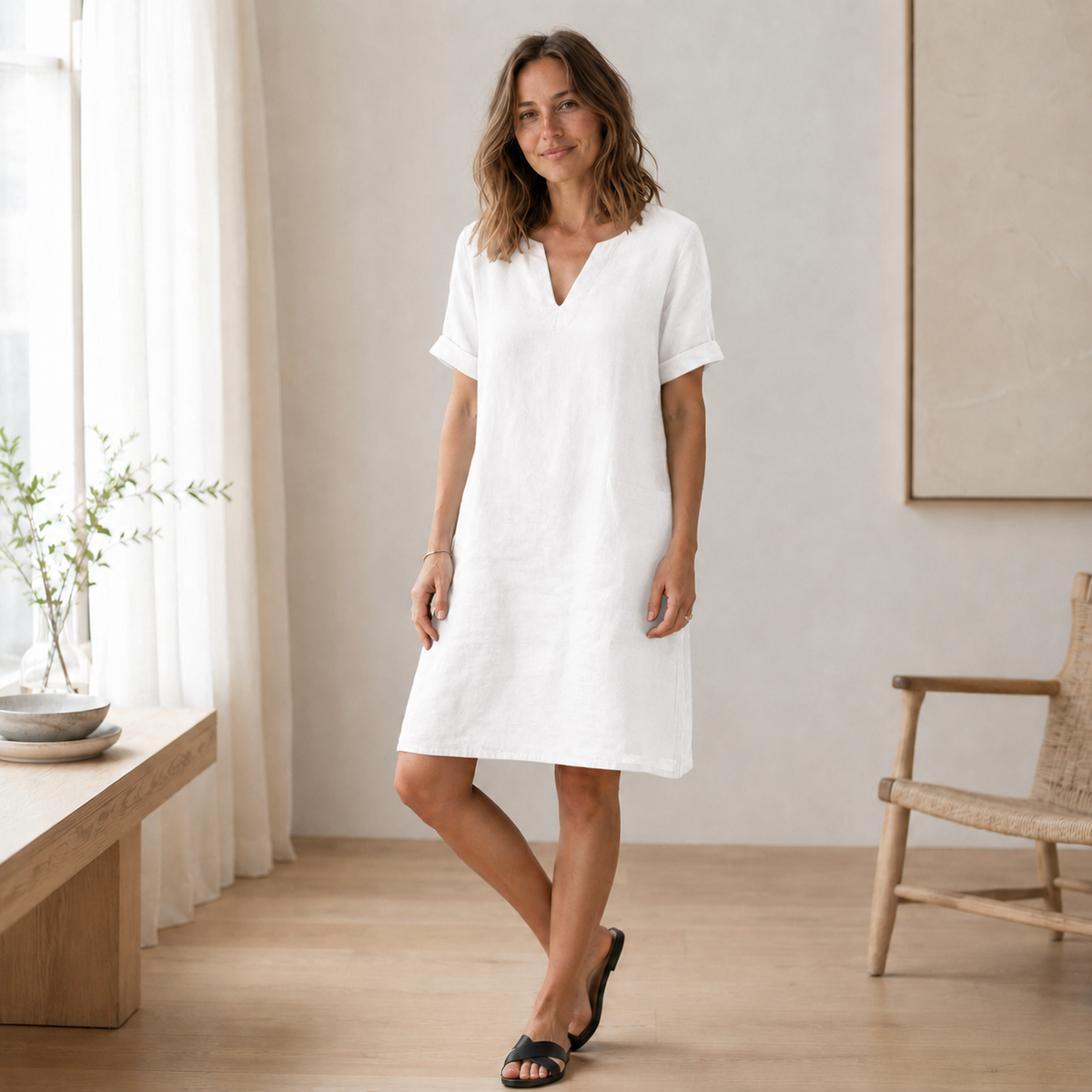 Robe d'été Nora – Aérienne et légère, esprit lin