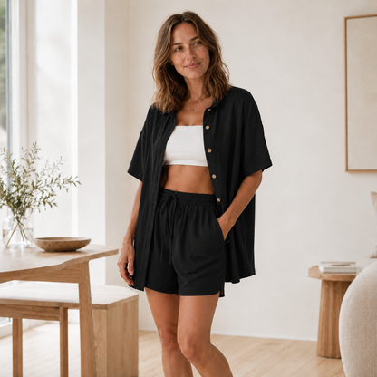 Ensemble Loungewear Nea – Chemise oversize & Short