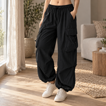 Jogging cargo Blanche