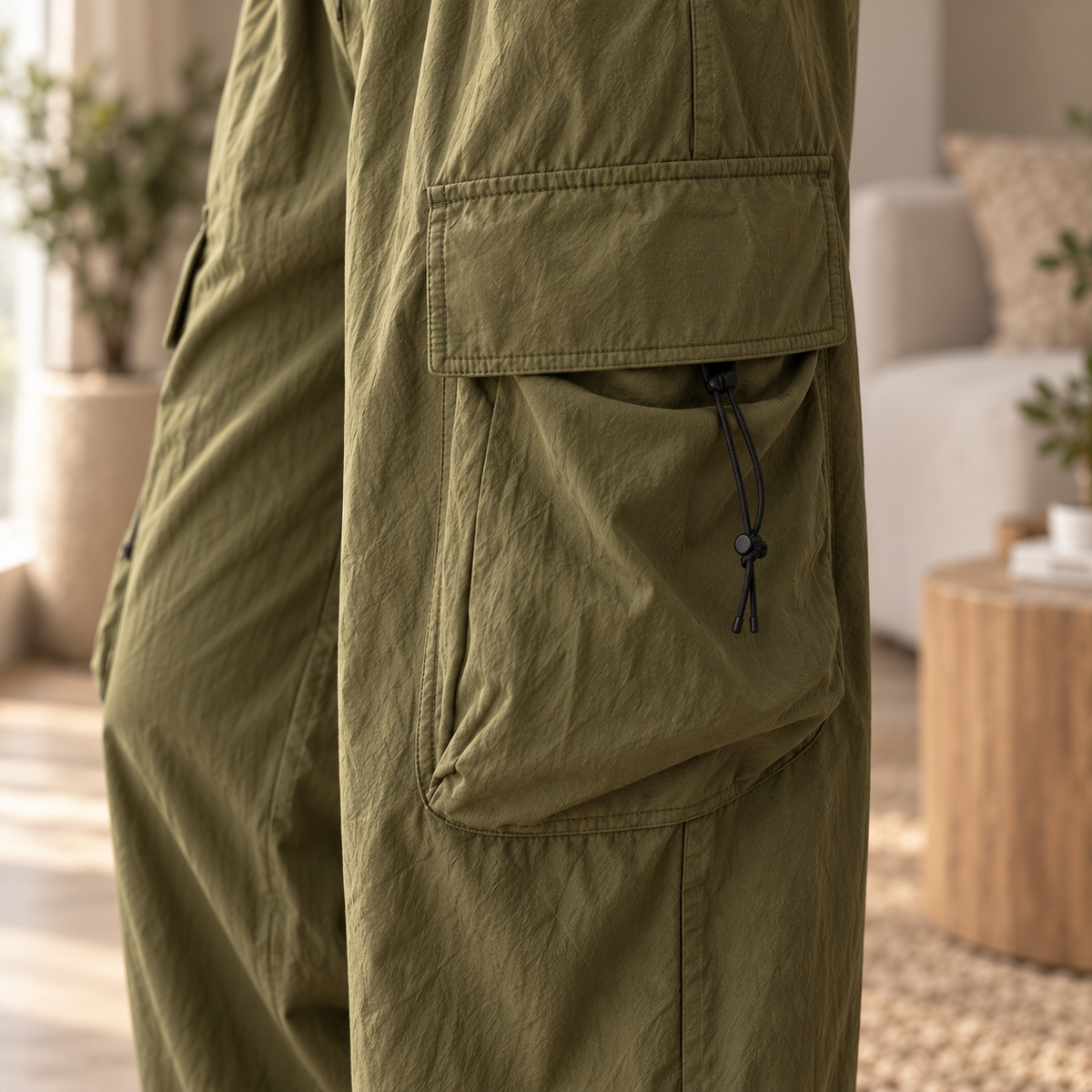 Jogging cargo Blanche