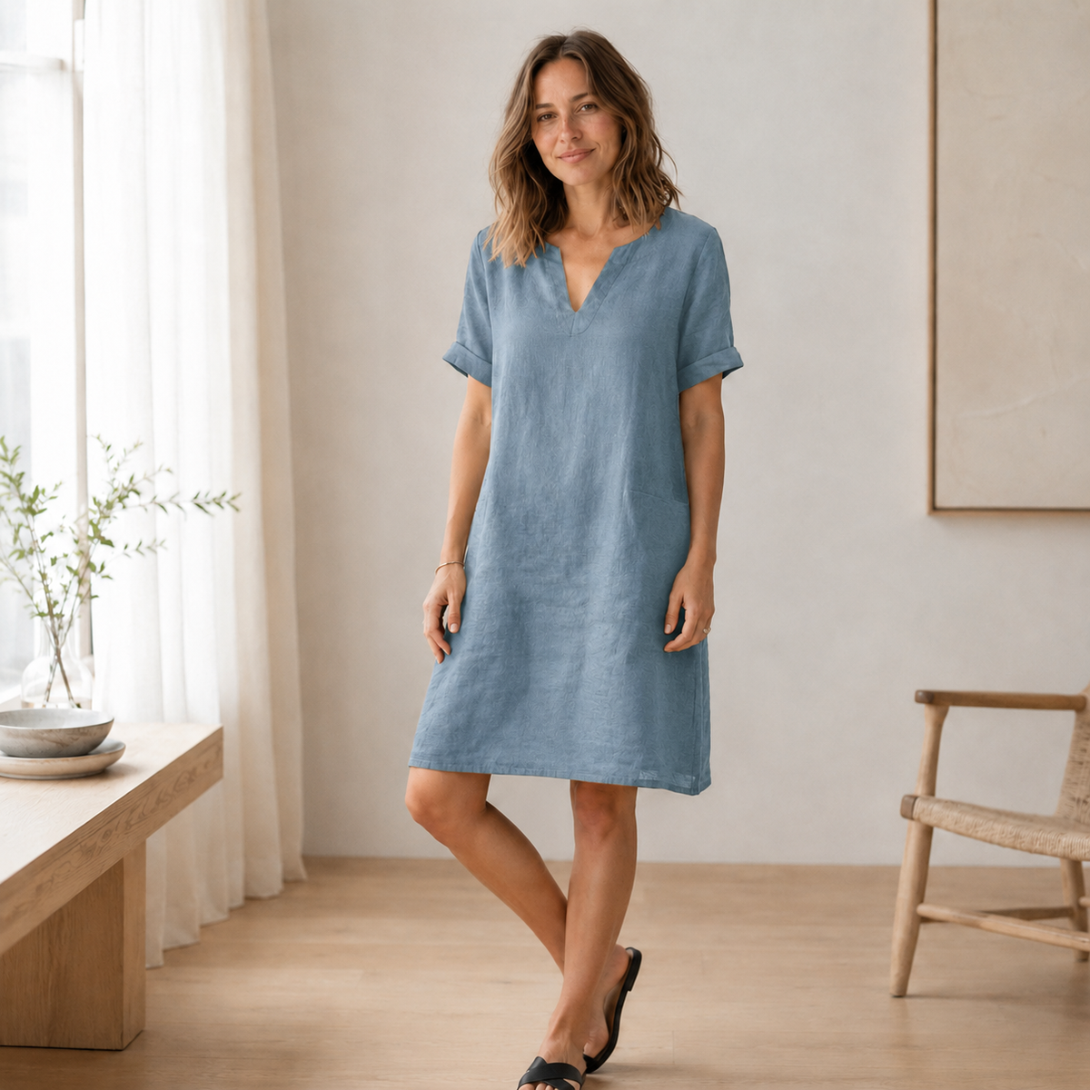 Robe d'été Nora – Aérienne et légère, esprit lin