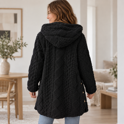 Manteau fausse fourrure Rose