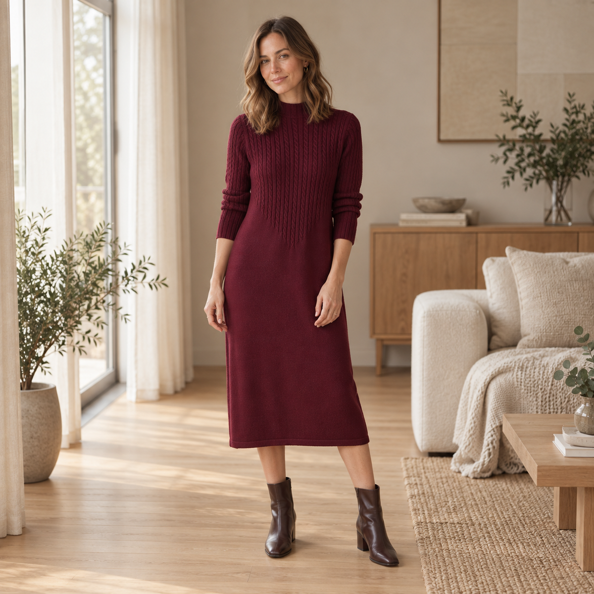 Robe en maille Sidonie