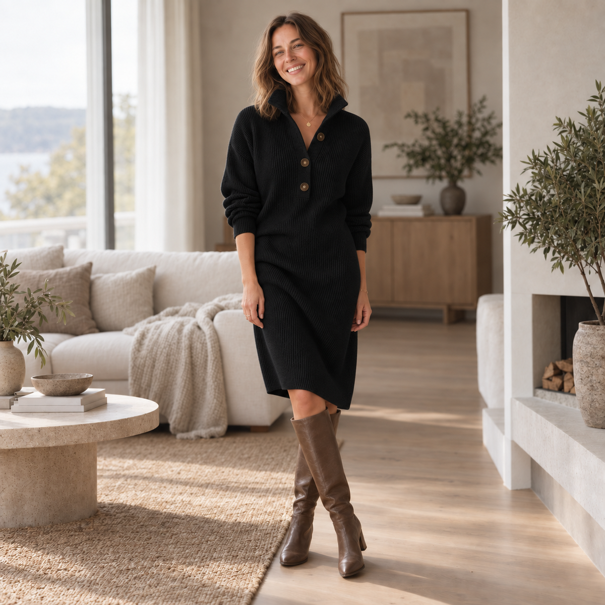 Robe en maille Clémence